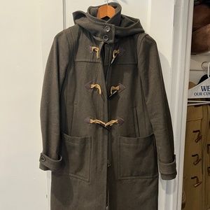 J. Crew Hooded Wool City Coat